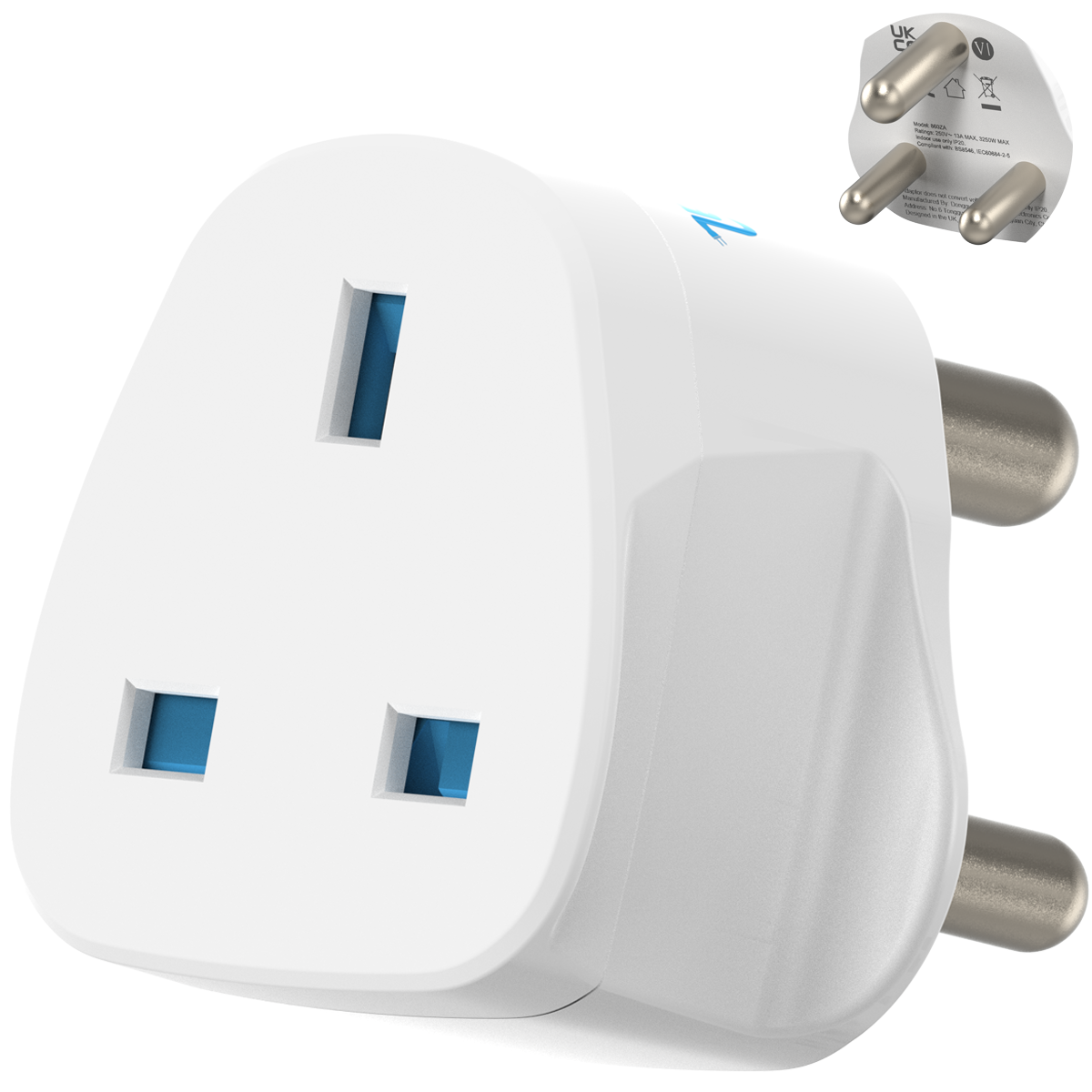 UK To South Africa Plug Adapter (Type M)