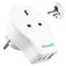 UK to European Travel Adaptor With 20W USB-C (Type E/F)