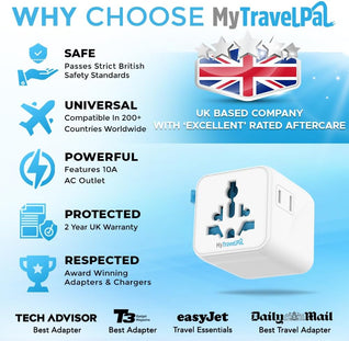 MyTravelPal Universal Travel Adapter