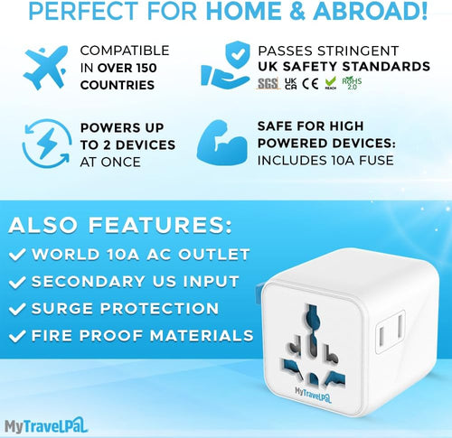 MyTravelPal Universal Travel Adapter