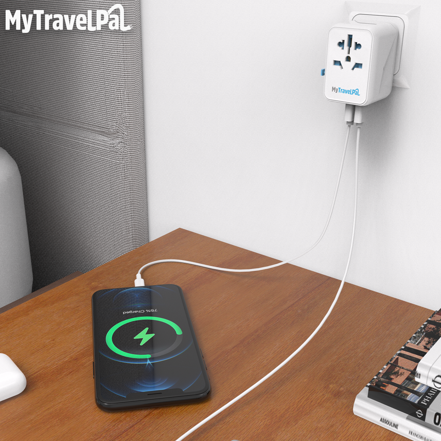 MyTravelPal® Worldwide Travel Adaptor (Ungrounded)