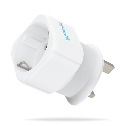 Schuko / Europe To UK Adaptor (2 Pack)