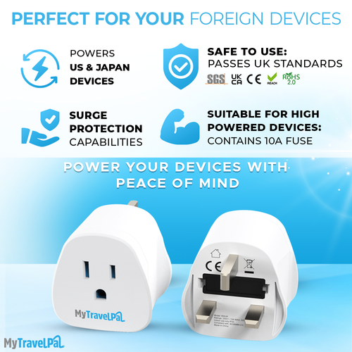 US To UK Travel Adaptor