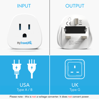 US To UK Travel Adaptor