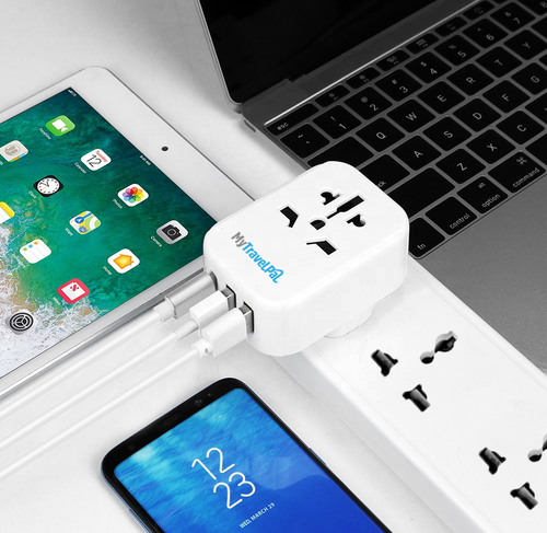 Australia China Travel Adaptor With 3 USB Ports (Type I)