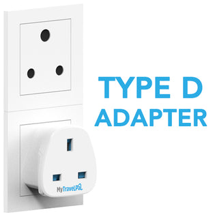 UK To India Plug Adapter (Type D)